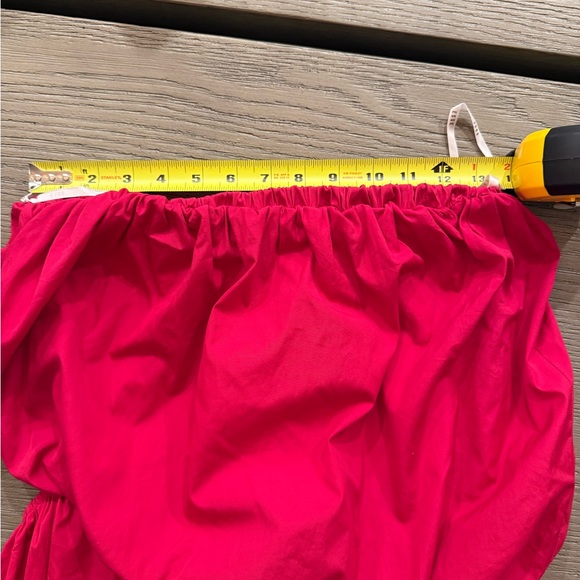 Esse Studios Red Italian Cotton Cutout Dress- US6 - Picture 12 of 14